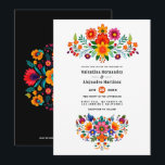 Vibrierende mexikanische Fiesta Floral Wedding Einladung<br><div class="desc">Feiern Sie Ihren besonderen Tag mit einem farbenfrohen Ausbruch mit dieser mexikanischen Fiesta Blumenhochzeit-Einladung. Die Einladung mit kühnen Blumenmotiven und lebhaften Farbtönen prägt das Wesen eines lebendigen Festes. Ideal für Paare, die Eleganz mit einer Touch festlichen Spaß gewollt haben. Personalisieren Sie diese Einladung zum Set, der perfekte Ton für Ihre...</div>