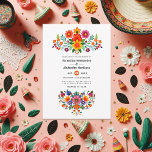 Vibrierende mexikanische Fiesta Floral Wedding Einladung<br><div class="desc">Feiern Sie Ihren besonderen Tag mit einem farbenfrohen Ausbruch mit dieser mexikanischen Fiesta Blumenhochzeit-Einladung. Die Einladung mit kühnen Blumenmotiven und lebhaften Farbtönen prägt das Wesen eines lebendigen Festes. Ideal für Paare, die Eleganz mit einer Touch festlichen Spaß gewollt haben. Personalisieren Sie diese Einladung zum Set, der perfekte Ton für Ihre...</div>