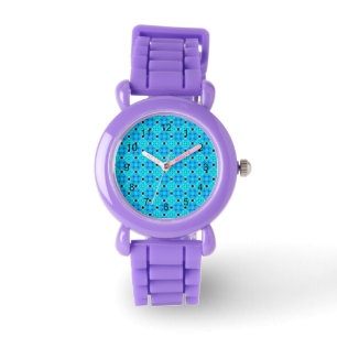 Vibrierende moderne abstrakte armbanduhr