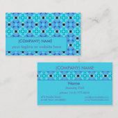 Vibrierende moderne abstrakte visitenkarte (Vorne/Hinten)