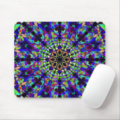 Vibrierende Mosaik-Mandala Mousepad (Mit Mouse)