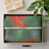 Vibrierende orange Mohnblume Seidenpapier (Geschenk)