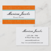 Vibrierende persönlicher Assistenten-Visitenkarte Visitenkarte (Vorne/Hinten)