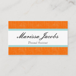 Vibrierende persönlicher Assistenten-Visitenkarte Visitenkarte