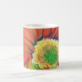 Vibrierende Sonnenblume-Tasse Kaffeetasse (Mittel)