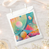 Vibrierende und skurrile abstrakte Kunstwerke, geo Geschenktütchen (Ausgeschnitten)