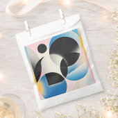 Vibrierende und skurrile abstrakte Kunstwerke, geo Geschenktütchen (Ausgeschnitten)