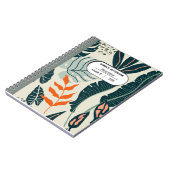 Vibrierende Wissenschaft in Orange und Green Notizblock (Linke Seite)