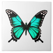 vibrierender Farbschmetterling Fliese (Vorderseite)