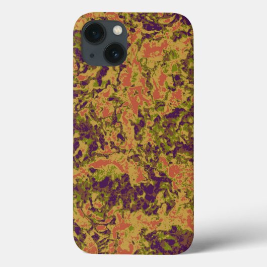 Vibrierender Flower Case-Mate iPhone Hülle (Rückseite)