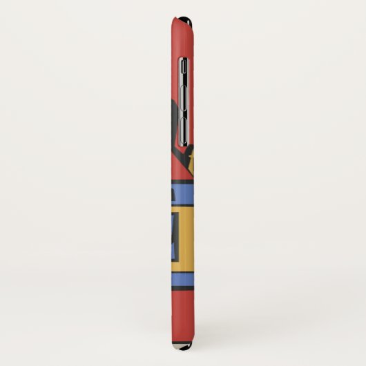 Vibrierender Handrawn Entwurf Londons, England | Case-Mate iPhone Hülle (Hinten/Links)