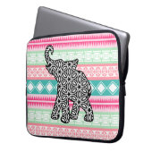 Vibrierender hübscher aztekischer laptopschutzhülle (Vorderseite Links)