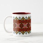 Vibrierender Pop der Tassen-5 Zweifarbige Tasse (Links)