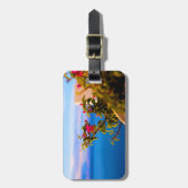 Vibrierender Positano Reise-Gepäckanhänger Gepäckanhänger (Vorderseite vertikal)