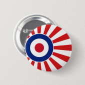 Vibrierender Roundel Mod JAPAN-Ziel-Roller Button (Vorne & Hinten)