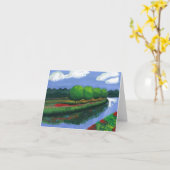 "Vibrierender Serenity-" Karte von der (Gelbe Blume)