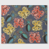 Vibrierender Vintager Geschenkpapier (Flach)