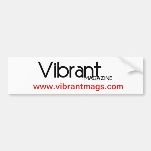 VIBRIERENDES Abziehbild Autoaufkleber (Vorne)