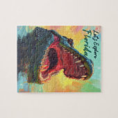 Vibrierendes Alligator-Abenteuer in Florida Puzzle (Horizontal)