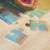 Vibrierendes Alligator-Abenteuer in Florida Puzzle (Seite)