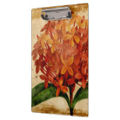 Vibrierendes Blumen-III Klemmbrett (Links)