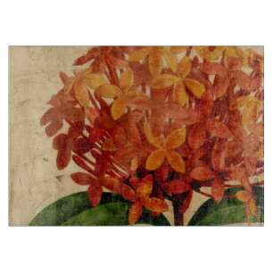 Vibrierendes Blumen-III Schneidebrett