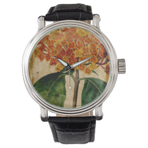 Vibrierendes Blumeni Armbanduhr