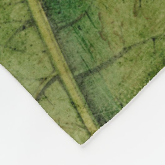 Vibrierendes Blumeni Fleecedecke (Ecke)