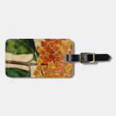 Vibrierendes Blumeni Gepäckanhänger (Vorderseite horizontal)