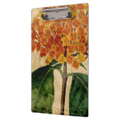 Vibrierendes Blumeni Klemmbrett (Links)