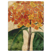 Vibrierendes Blumeni Klemmbrett (Rückseite)