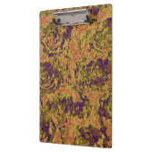 Vibrierendes Blumentarnungsmuster Klemmbrett (Links)