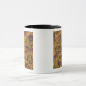 Vibrierendes Blumentarnungsmuster Tasse (Zentrum)