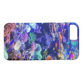 Vibrierendes buntes tropisches Fisch-Aquarium Case-Mate iPhone Hülle (Rückseite (Horizontal))