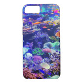 Vibrierendes buntes tropisches Fisch-Aquarium Case-Mate iPhone Hülle (Rückseite)