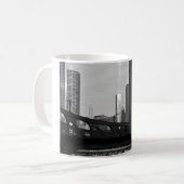 Vibrierendes Chicago Kaffeetasse (Vorderseite Links)