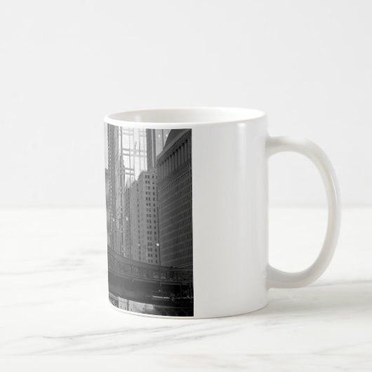 Vibrierendes Chicago Kaffeetasse (Rechts)