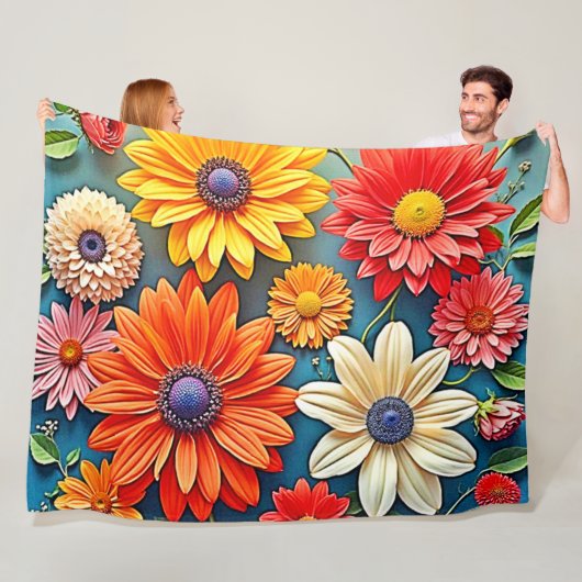 Vibrierendes Fantasiedesign Fleecedecke (Beispiel)