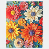 Vibrierendes Fantasiedesign Fleecedecke (Vorderseite)