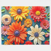 Vibrierendes Fantasiedesign Fleecedecke (Vorderseite (Horizontal))