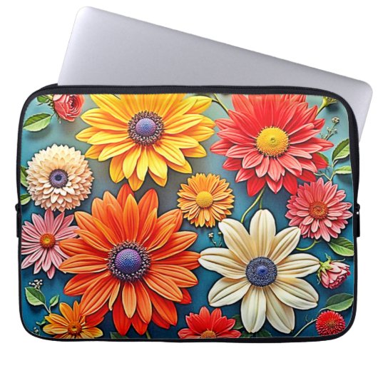 Vibrierendes Fantasiedesign Laptopschutzhülle (Vorderseite)