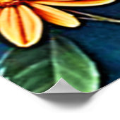 Vibrierendes Fantasiedesign Poster (Ecke)