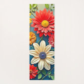 Vibrierendes Fantasiedesign Yogamatte (Rückseite)