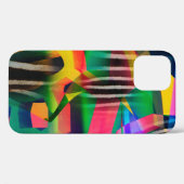 Vibrierendes, gemischtes digitales Muster-Design Case-Mate iPhone Hülle (Rückseite (Horizontal))