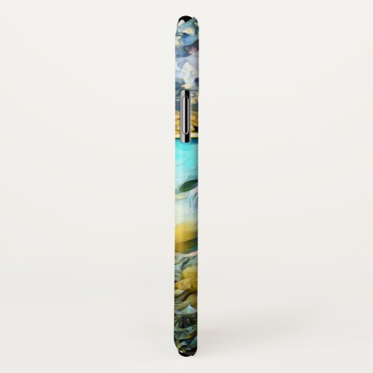 Vibrierendes goldener Retriever-Nerd-Glas-Malen Case-Mate iPhone Hülle (Hinten/Rechts)