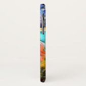 Vibrierendes goldener Retriever-Nerd-Glas-Malen Case-Mate iPhone Hülle (Hinten/Links)