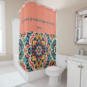 Vibrierendes mexikanisches Cantaro Design Anpassba Duschvorhang (Beispiel)