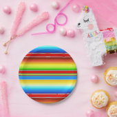 Vibrierendes mexikanisches umfassendes pappteller (Party)