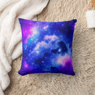 Vibrierendes Nebel-Entdeckungsmuster Kissen