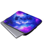 Vibrierendes Nebel-Entdeckungsmuster Laptopschutzhülle (Vorne Knopf)